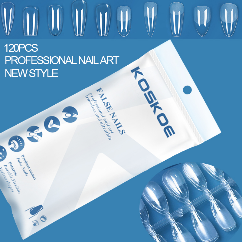 Nail Art Xs - 120 pièces faux ongles presse sur