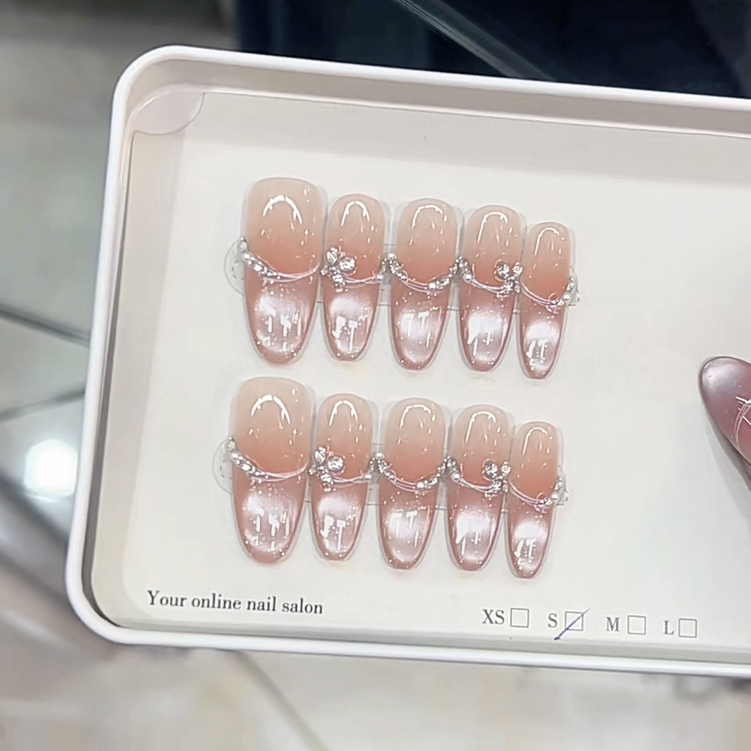 Nail Art Xs - 10 pièces/sac longs ovales à la