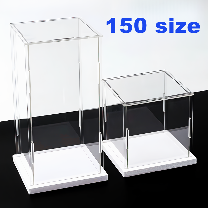 Acrylic Powder Clear - Vitrine d'exposition en acrylique transparente à
