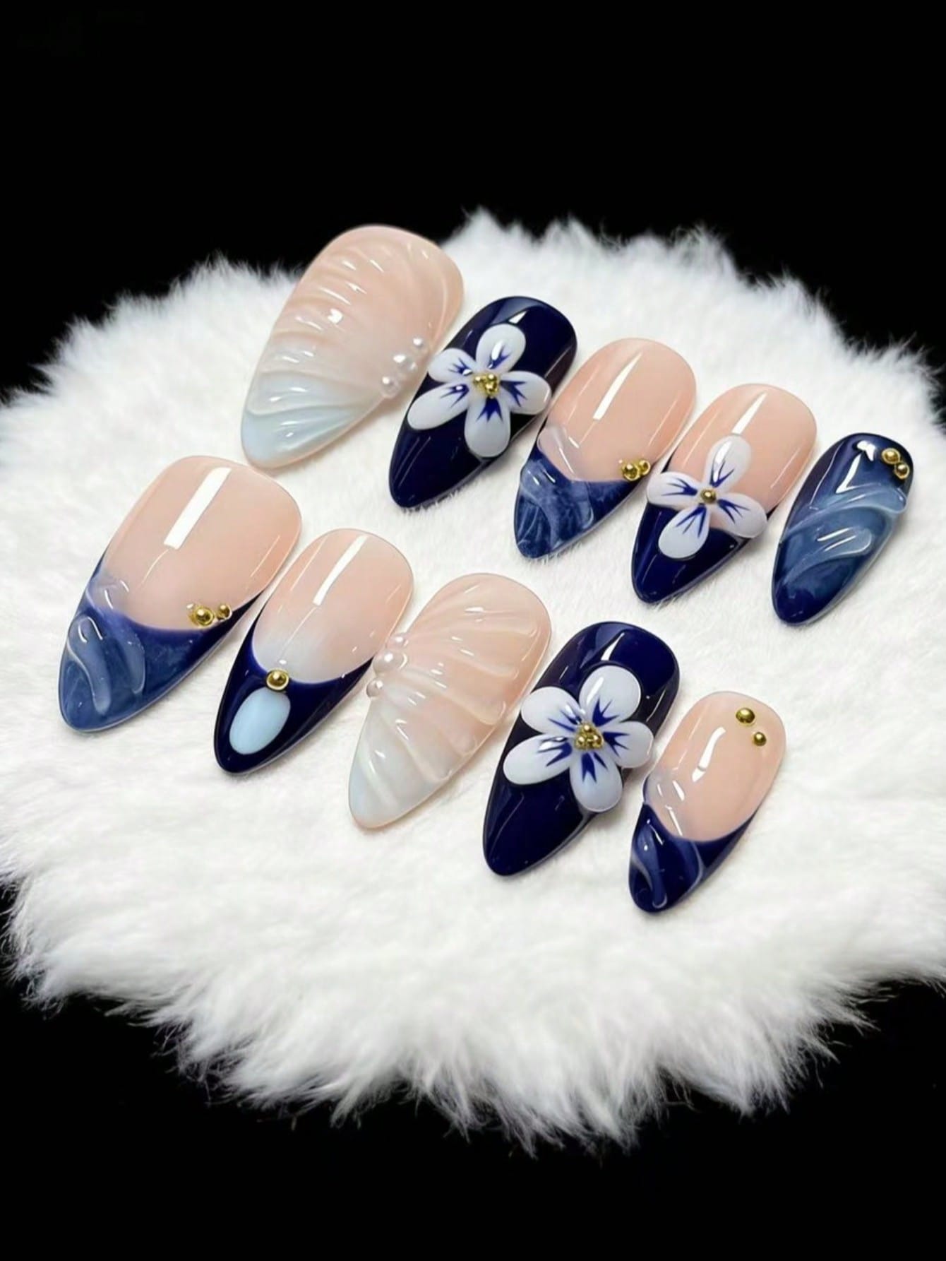 Nail Art Motif - Ensemble de 10 pièces de nail