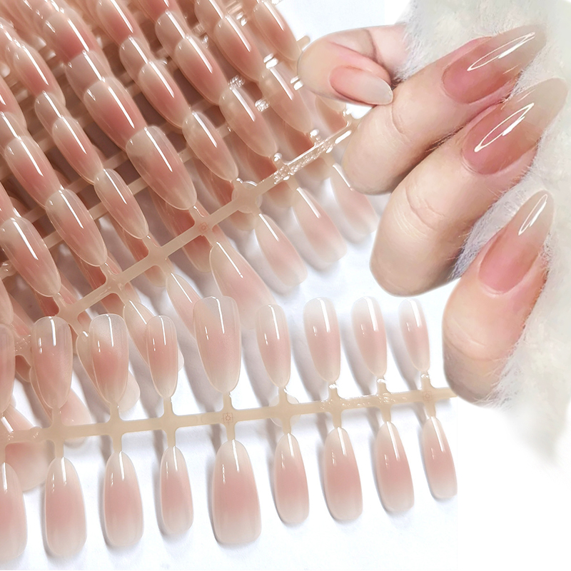 Nail Art Xs - 30 pièces couleur nue faux ongles