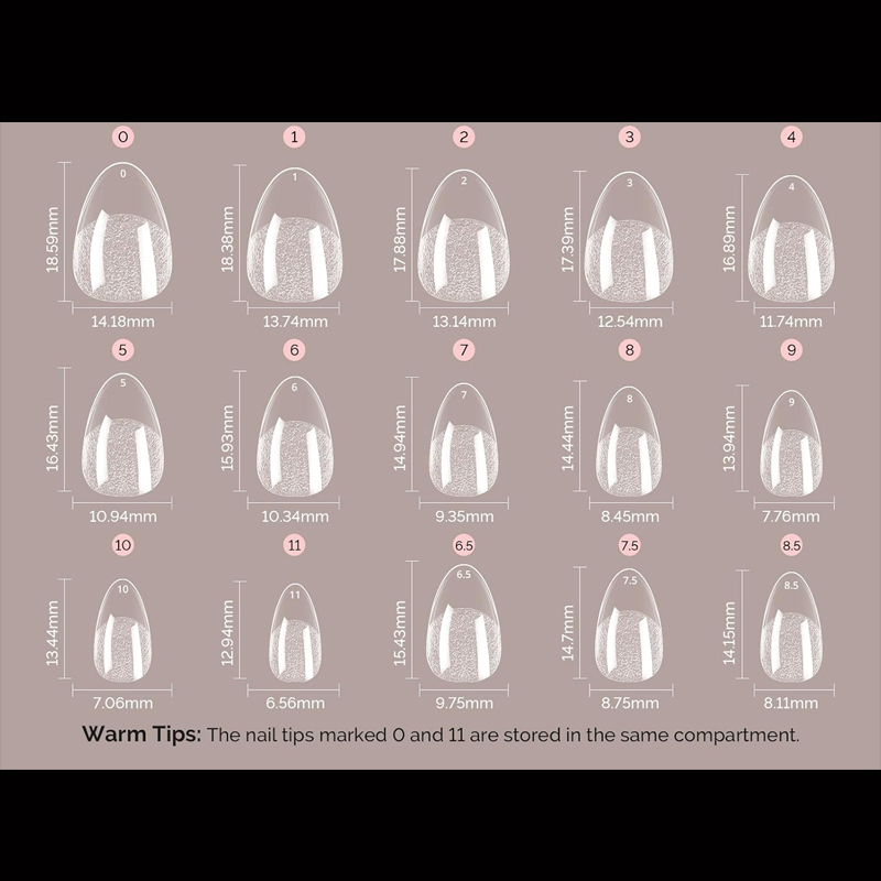 Pointes d'ongles ultra-courtes - Nail Art Xs avis et prix