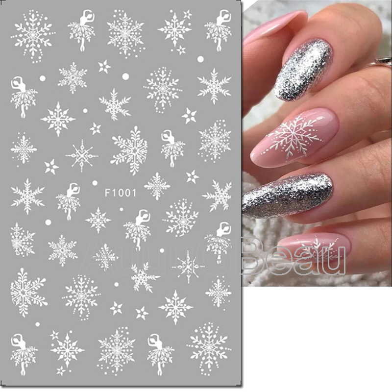 Autocollants 3D pour nail art, - Nail Art Xmas Tree avis et prix