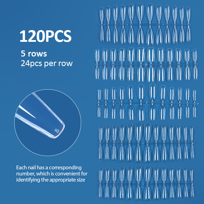 120 pièces faux ongles presse  - Nail Art Xs avis et prix