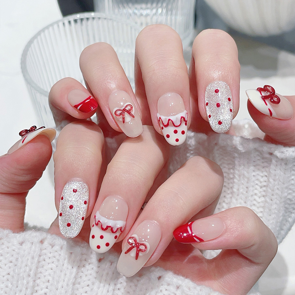 Lot de 10 faux ongles courts o - Nail Art Motif avis et prix