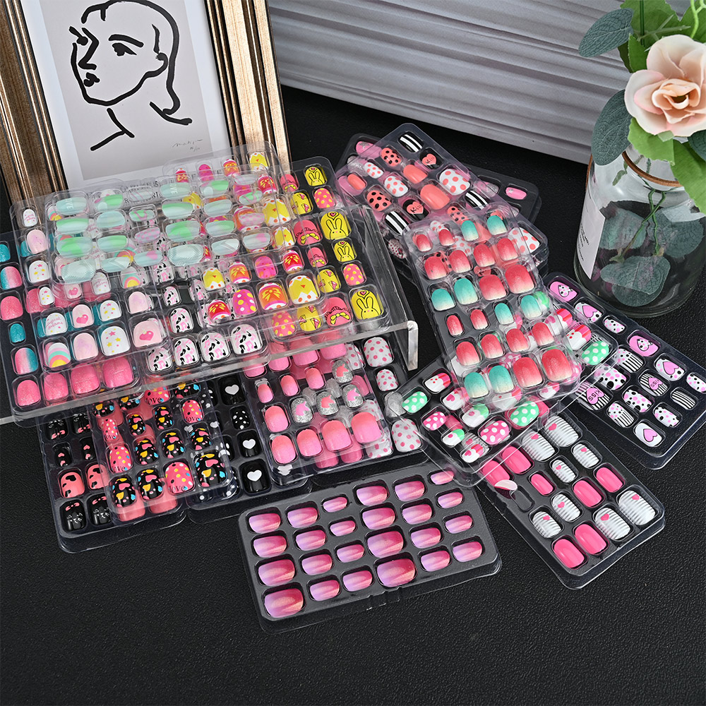 24 pièces/boîte enfants dessin - Nail Art Xs avis et prix