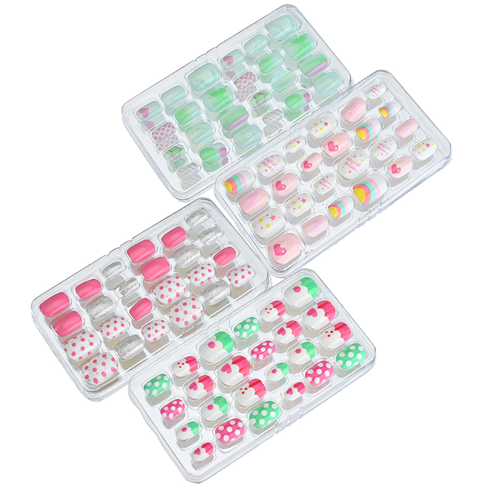 24 pièces/boîte enfants dessin - Nail Art Xs avis et prix