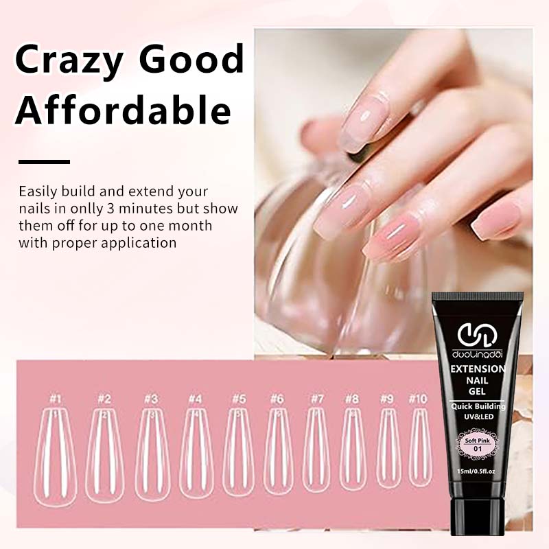 8 pièces/ensemble Poly Extensi - Acrylic Powder Clear avis et prix