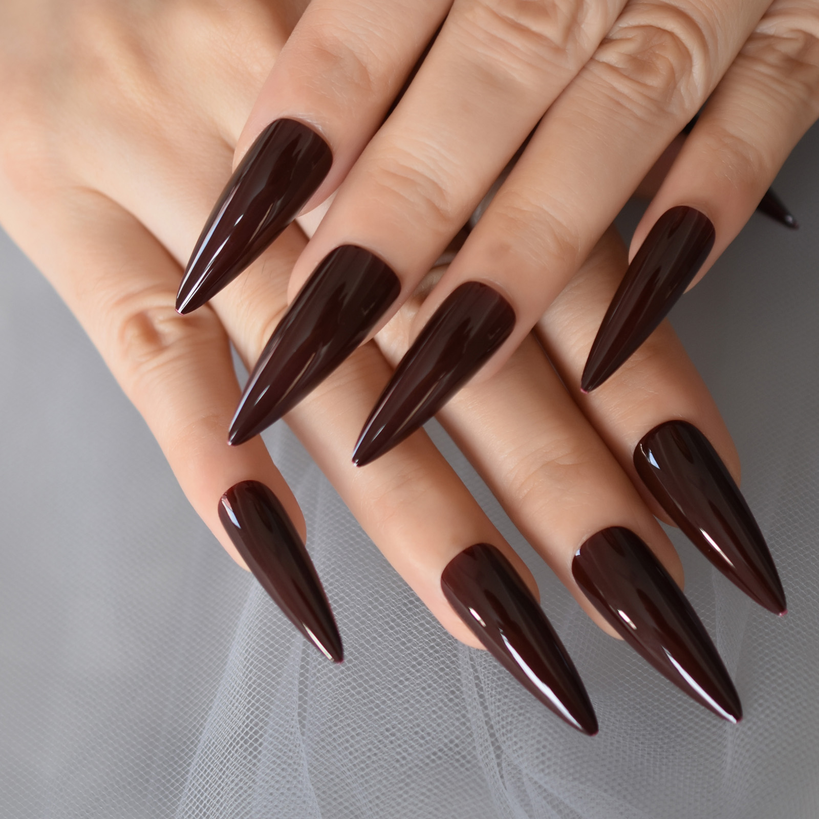 Presse sur faux ongles stilett - Nail Art Full Design avis et prix