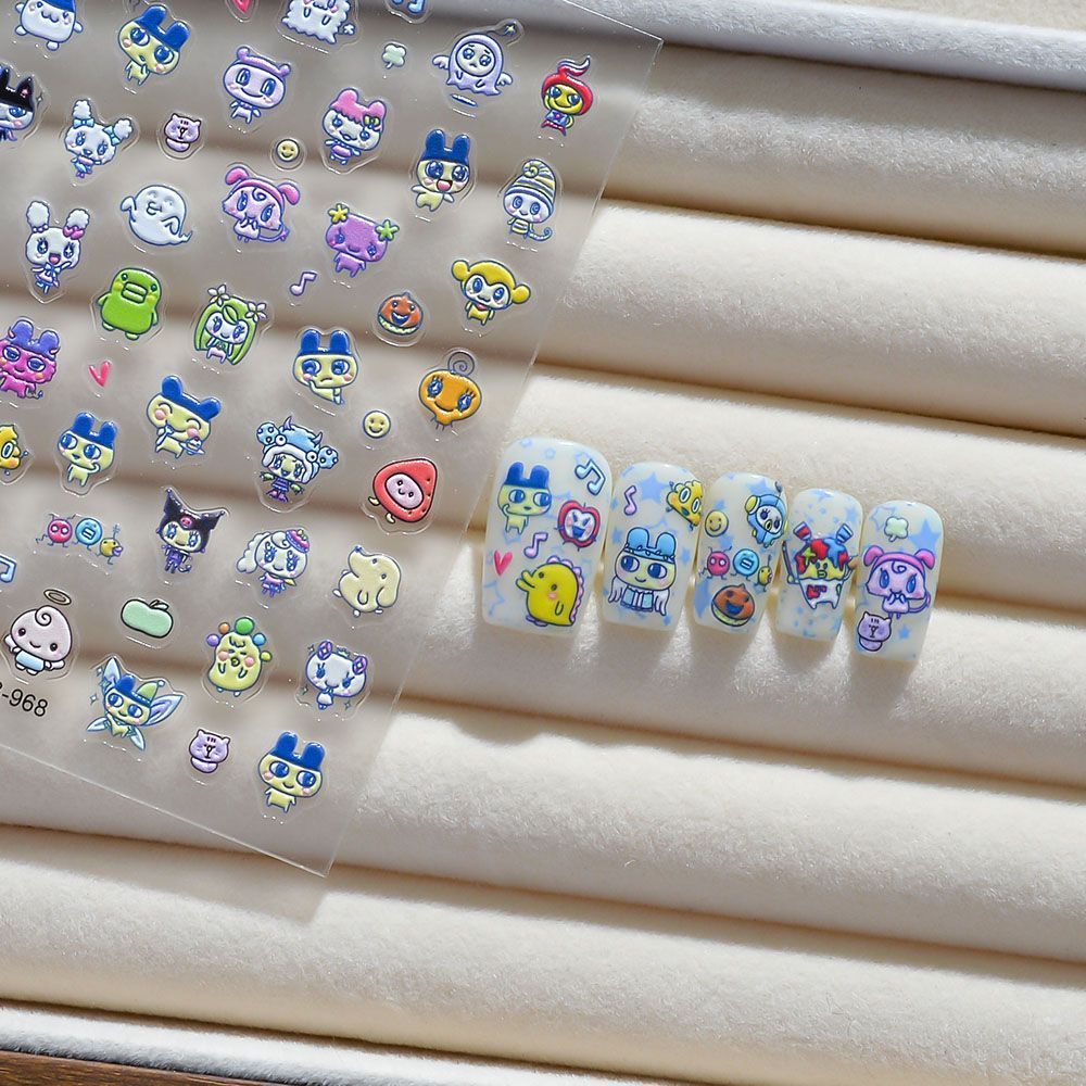Autocollants 3D en relief de d - Nail Art Motif avis et prix