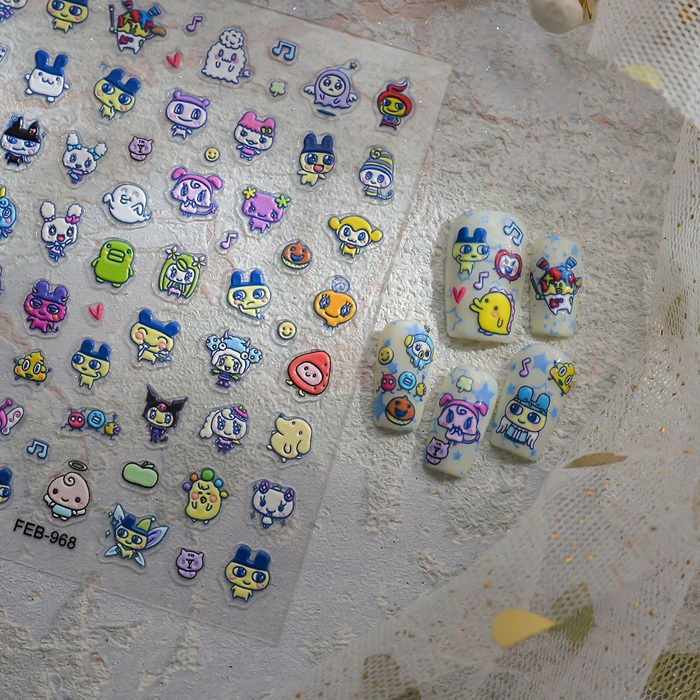 Autocollants 3D en relief de d - Nail Art Motif avis et prix
