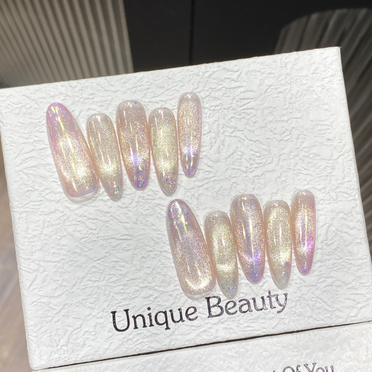 10 faux ongles brillants effet - Nail Art Xs avis et prix