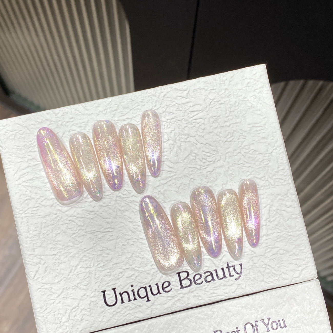 10 faux ongles brillants effet - Nail Art Xs avis et prix