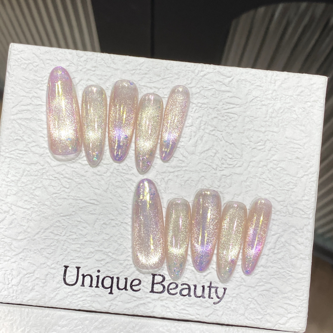 10 faux ongles brillants effet - Nail Art Xs avis et prix