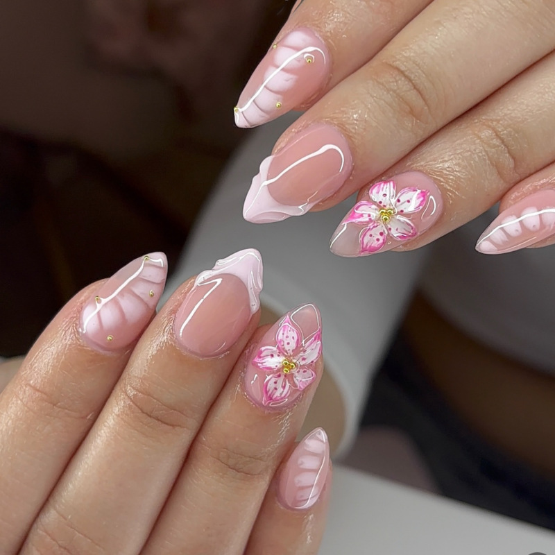 24 faux ongles à presser, moti - Nail Art Full Design avis et prix