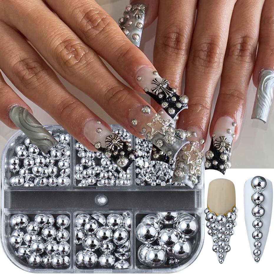 6 grilles taille mixte doré ar - Nail Art Full Design avis et prix