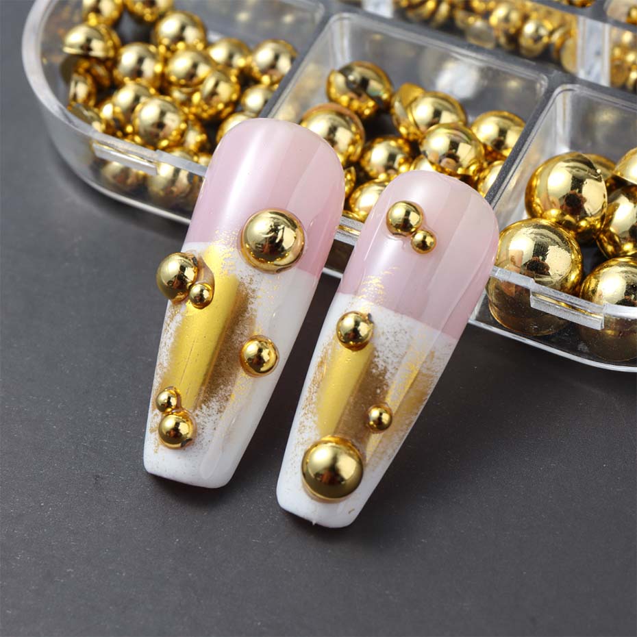 6 grilles taille mixte doré ar - Nail Art Full Design avis et prix