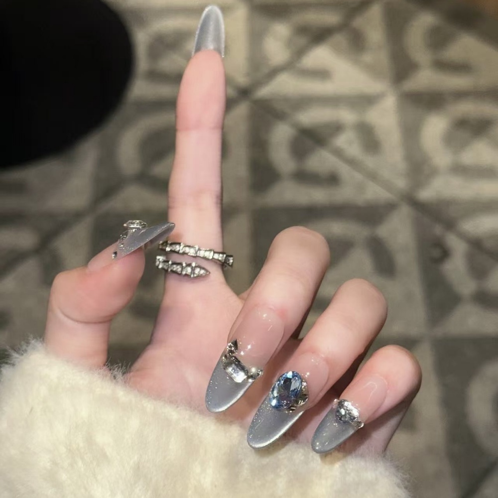 10 pièces faux ongles ovales c - Nail Art Full Design avis et prix