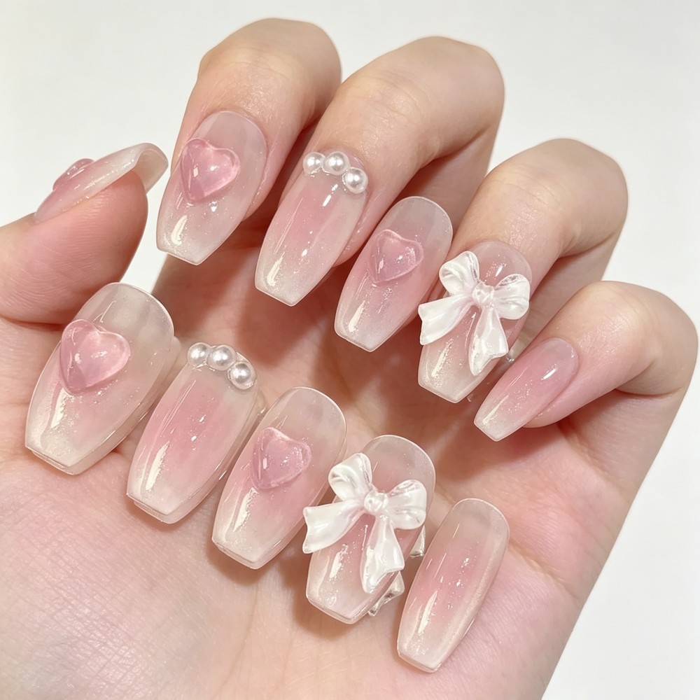 Faux ongles courts amovibles f - Nail Art Motif avis et prix