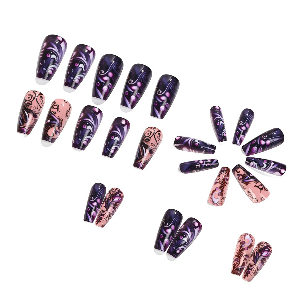 Faux ongles moyens pour femmes - Nail Art Full Design avis et prix