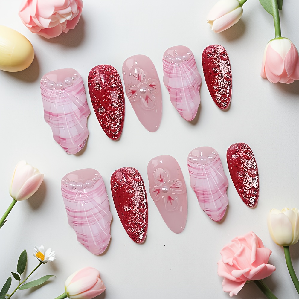 Kit de 10 faux ongles press-on - Nail Art Elegant avis et prix