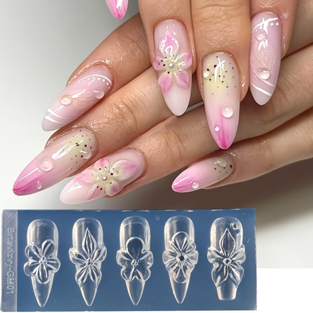 Moules en silicone 3D pour nai - Nail Art Elegant avis et prix