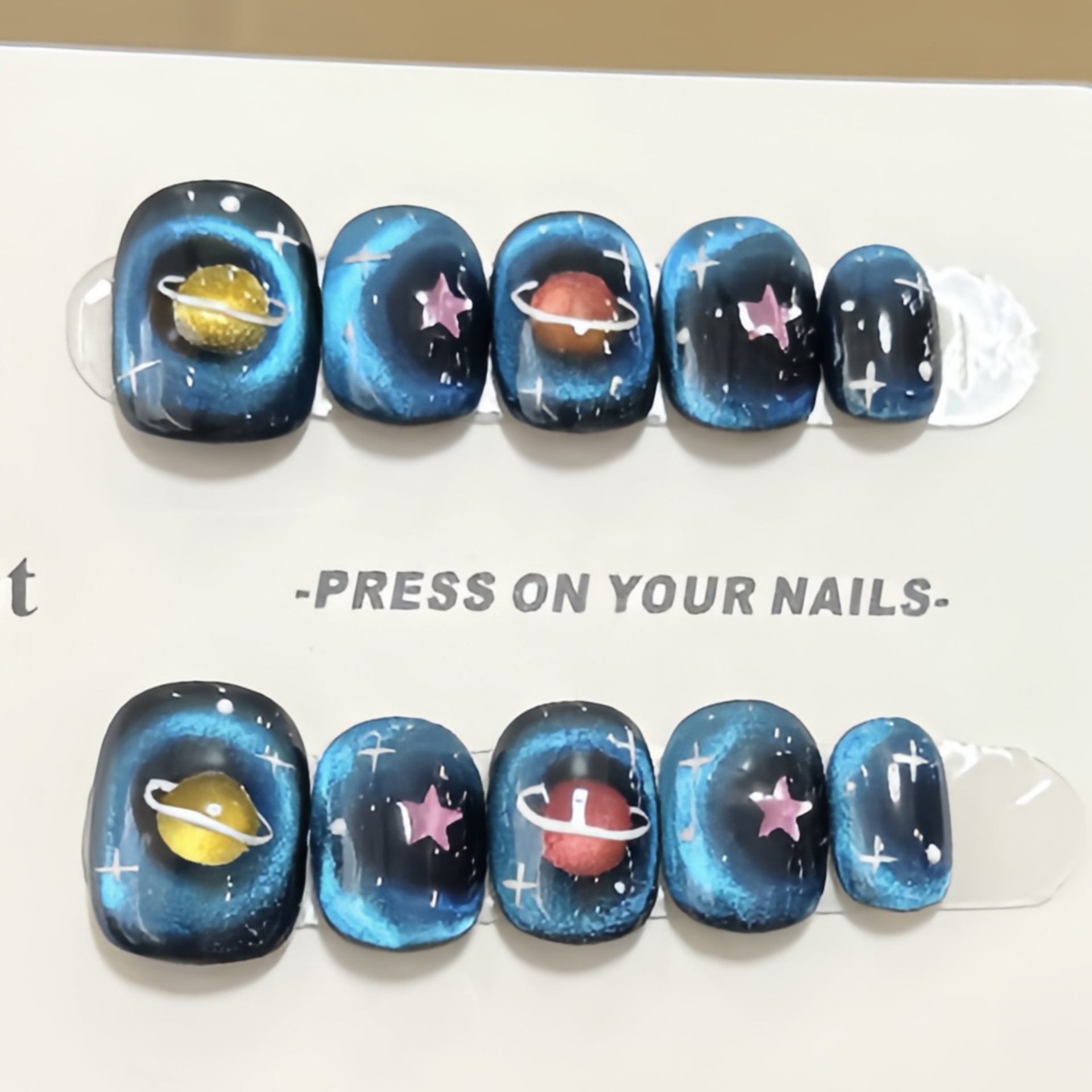 10 pièces oeil de chat bleu fa - Nail Art Full Design avis et prix