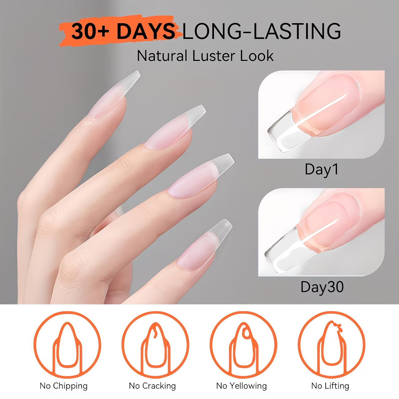 Kit de gel pour ongles Builder - Acrylic Powder Clear avis et prix