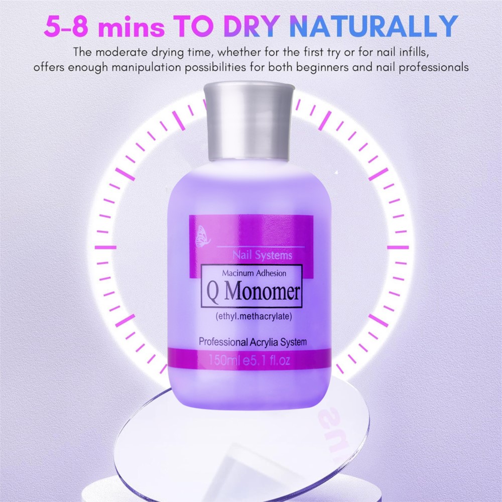 Liquide acrylique pour ongles  - Acrylic Powder Clear avis et prix