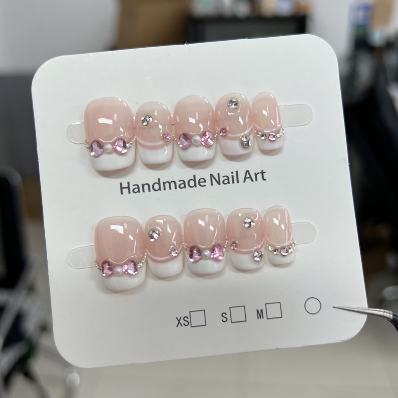 10 pièces Faux ongles à presse - Nail Art Motif avis et prix