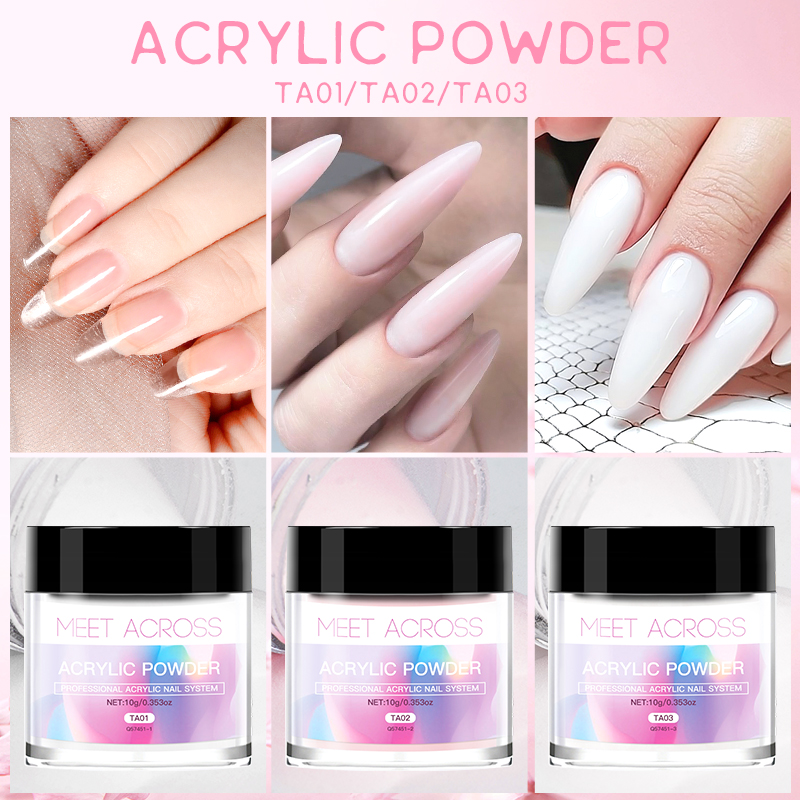 MEET ACROSS poudre acrylique c - Acrylic Powder Clear avis et prix